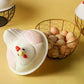 Luxury Hen Shaped Egg Basket with Lid
