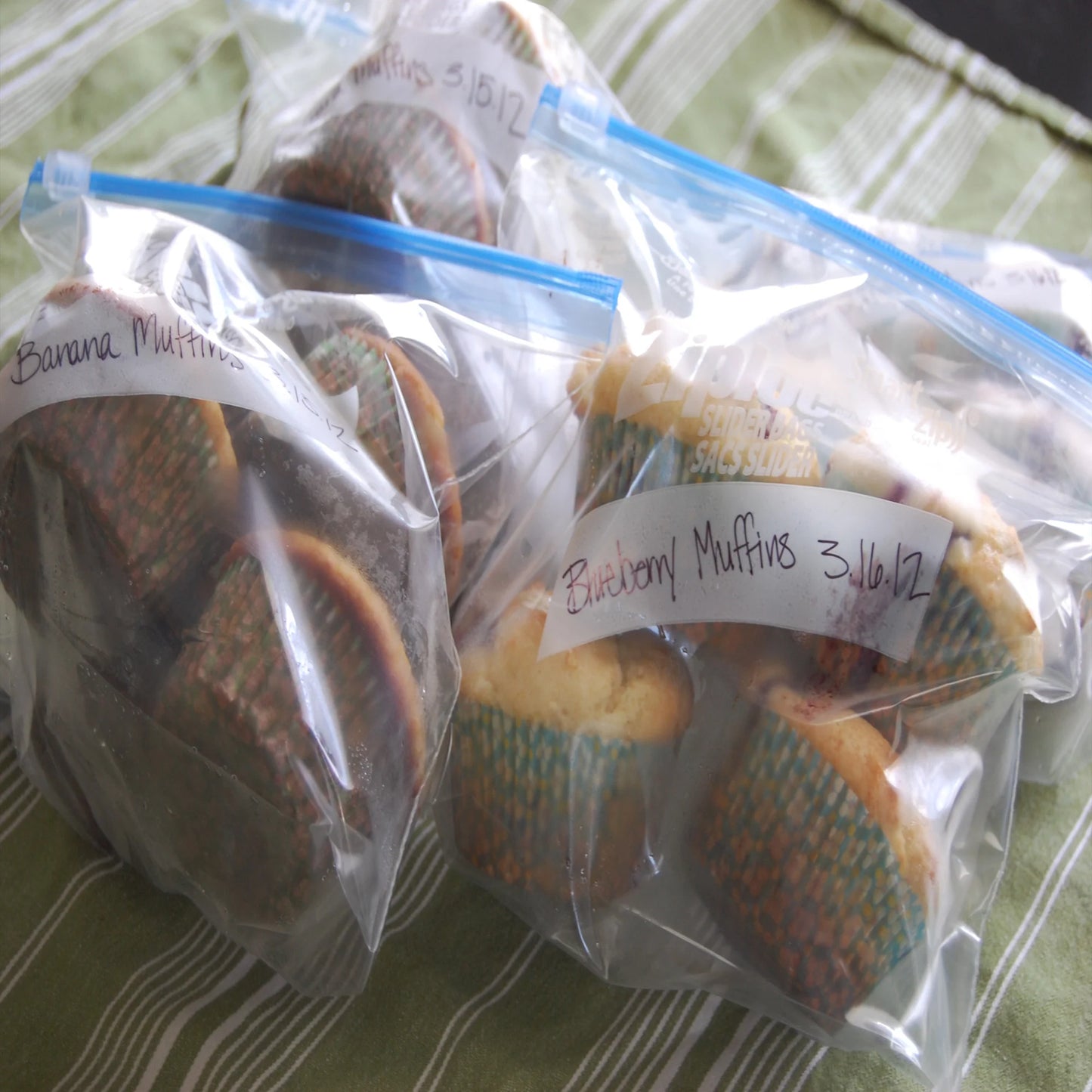 Plastic Zip lock Food storage Bags