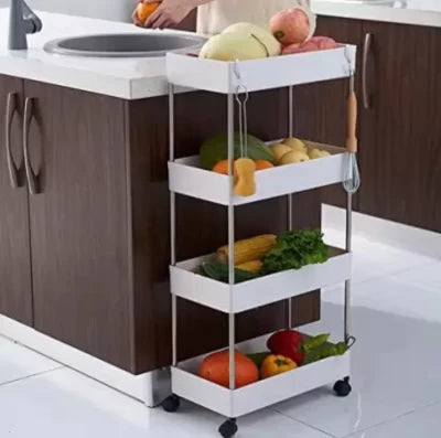 Slim Four Layer Trolley