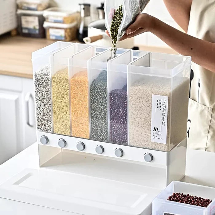 6 portion 10kg rice/cereal dispenser