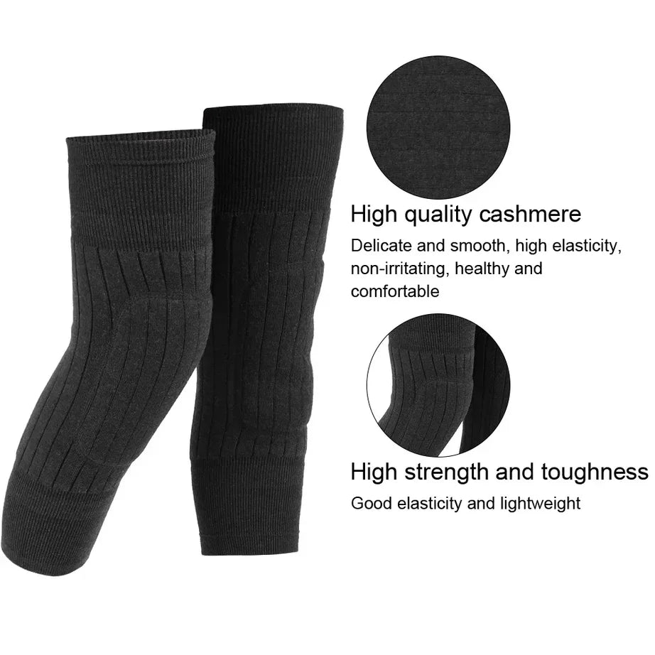 Warm Wool Knee Pads for Knee Pain ( Pair)