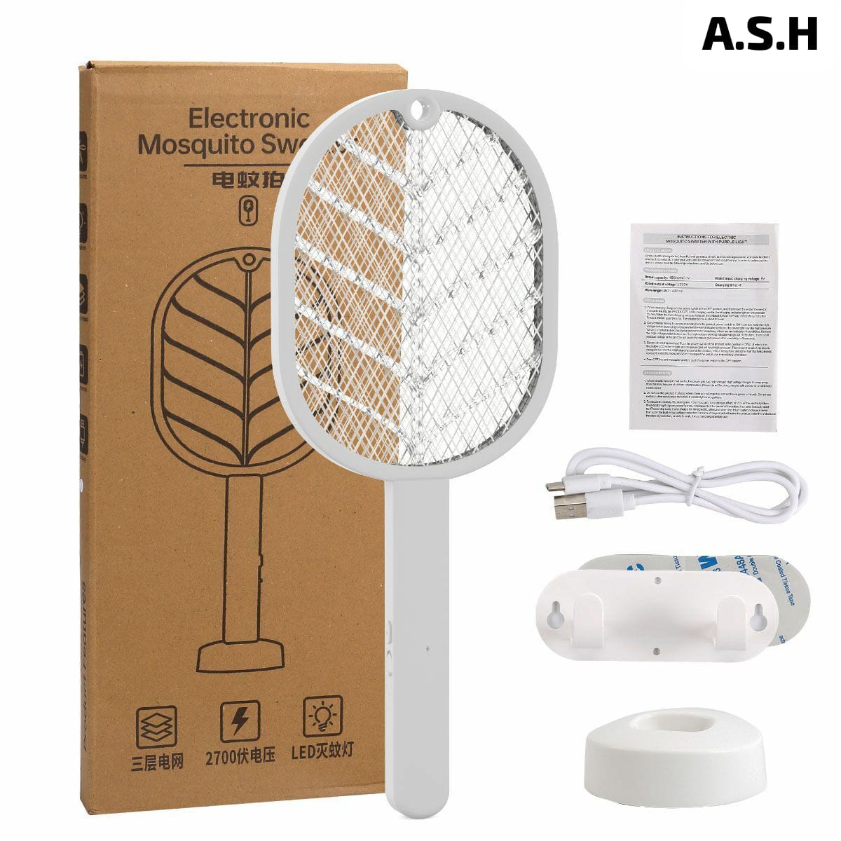 Mosquito Bats Racket Killer Five Nights Mosquito Killer Racket Rechargeable Handheld Electric Fly Swatter Mosquito Killer Racket