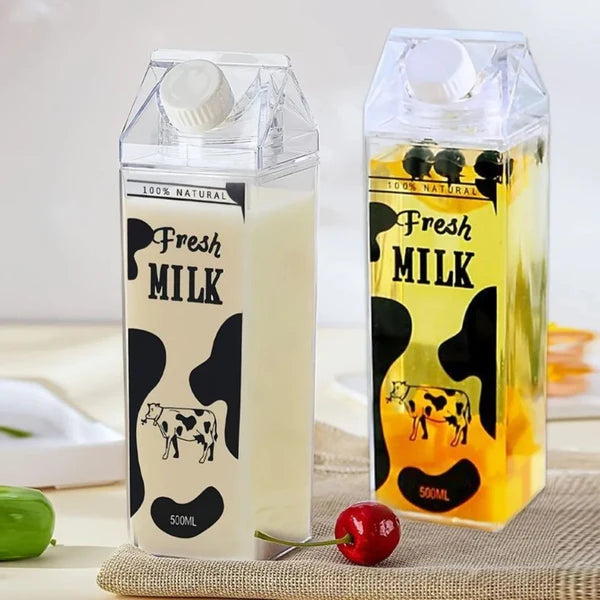 Clear Acrylic Milk Bottle 1000ml