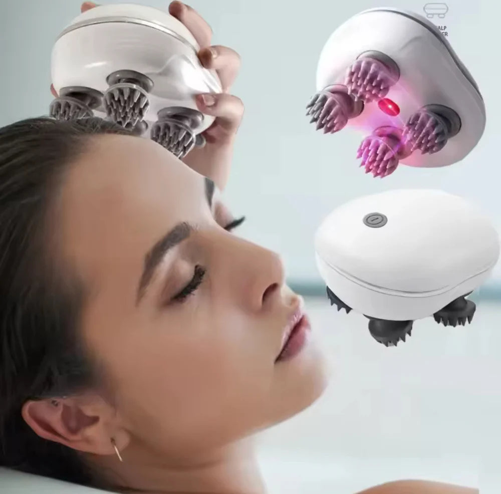Electric Smart Scalp Massager Portable Automatic Head Relaxer with free delivery