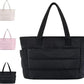 Tote Bag for Women, Lightweight Puffy Tote Bag with Compartments