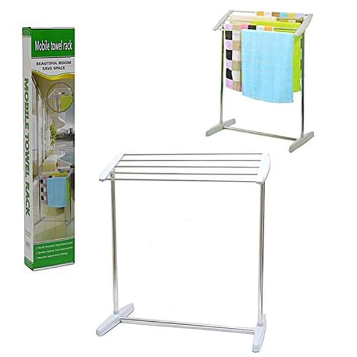 MOBILE TOWEL RACK WITH BOX