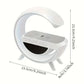 G Lamp Bluetooth Speaker with Digital Clock & RGB Night Light