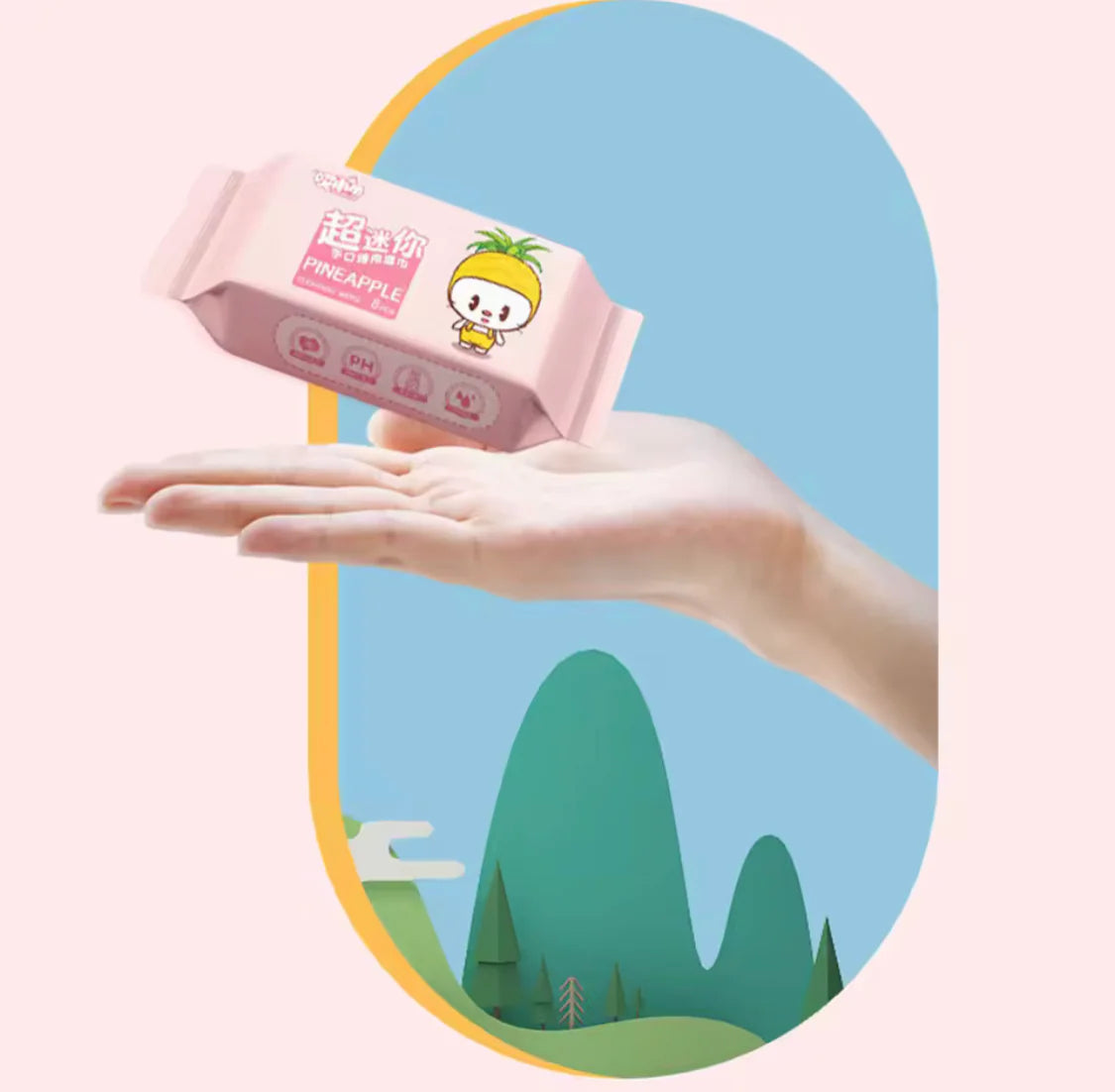 Cute Soft Baby Wet Cleaning Wipes