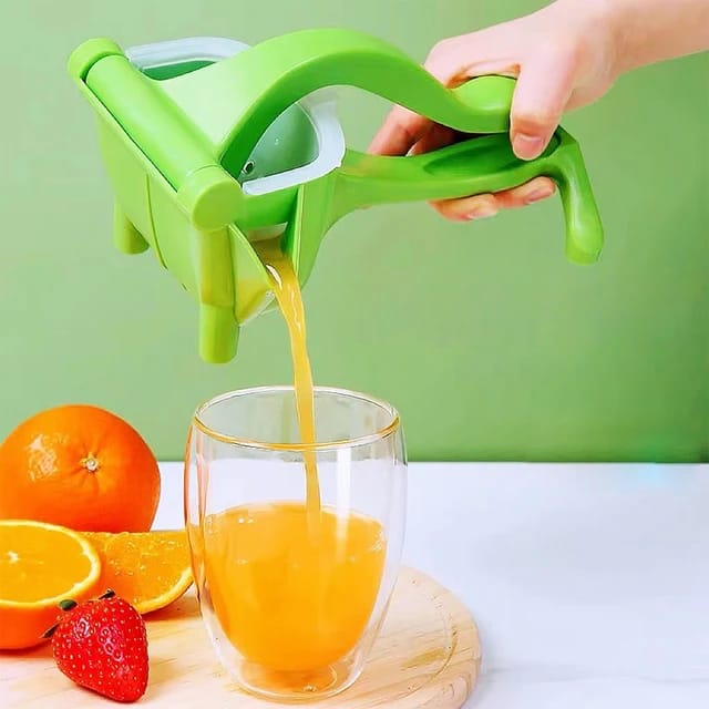 Plastic Manual Fruit Juicer Press