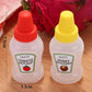 Mini Sauce Bottles for Lunch Box (4 Pcs)