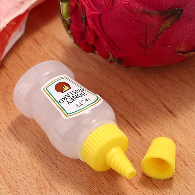 Mini Sauce Bottles for Lunch Box (4 Pcs)