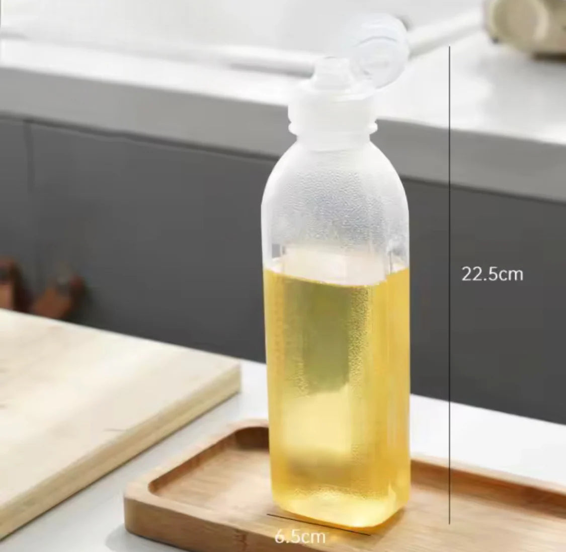 Kitchen Plastic Squeeze Oil Bottle
