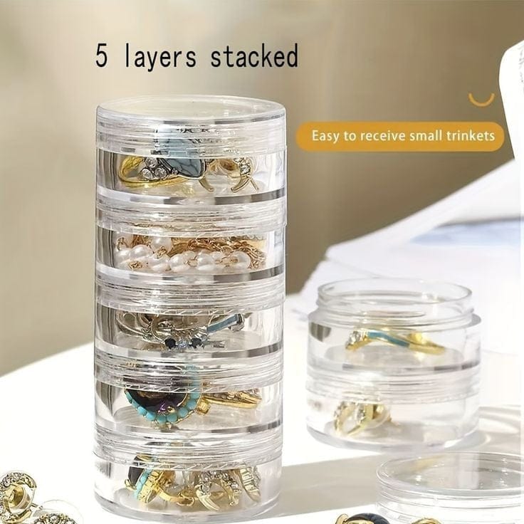 Multilayer mini jewellery organizer