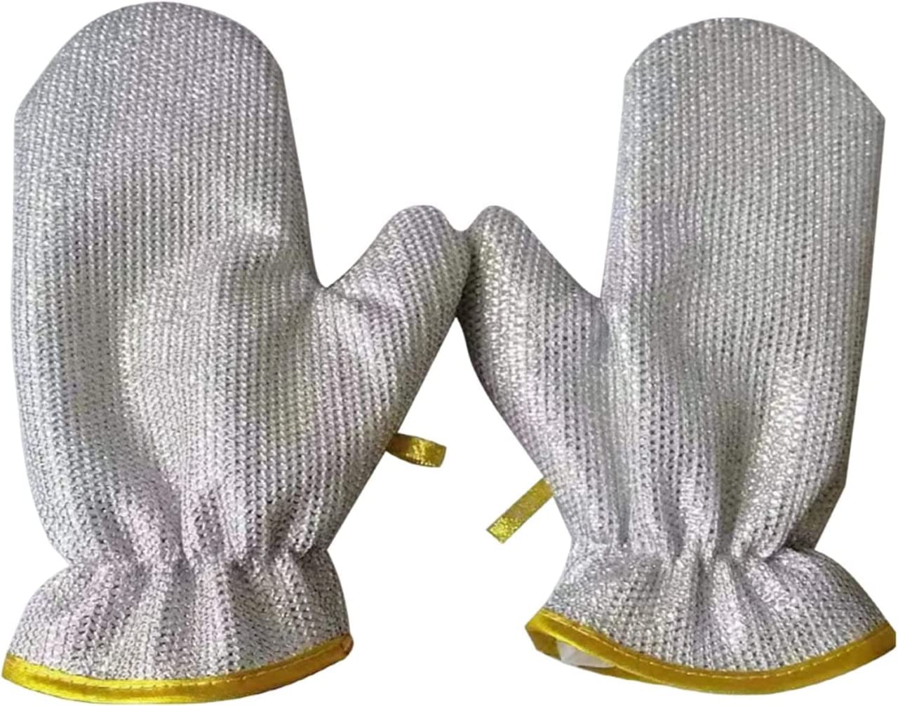 Silver Dishwashing Gloves