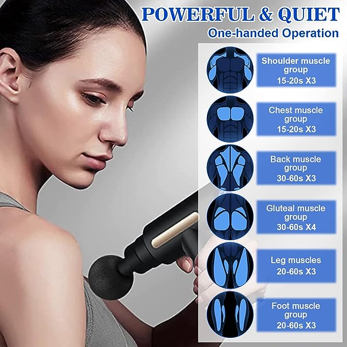 Rechargeable Massage Gun with free delivery