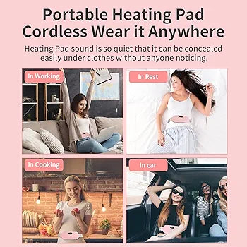 PERIOD CRAMP RELIEF MASSAGER AND HEATING PAD WITH FREE DELIVERY