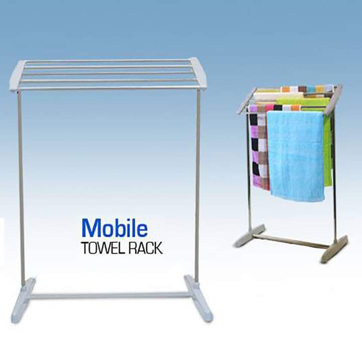 MOBILE TOWEL RACK WITH BOX