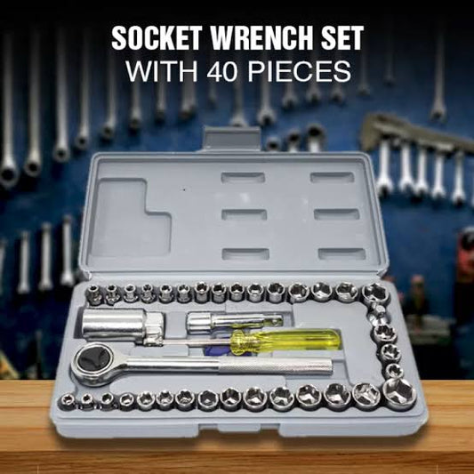 AIWA 40 PCs COMBINATION SOCKET WRENCH SET