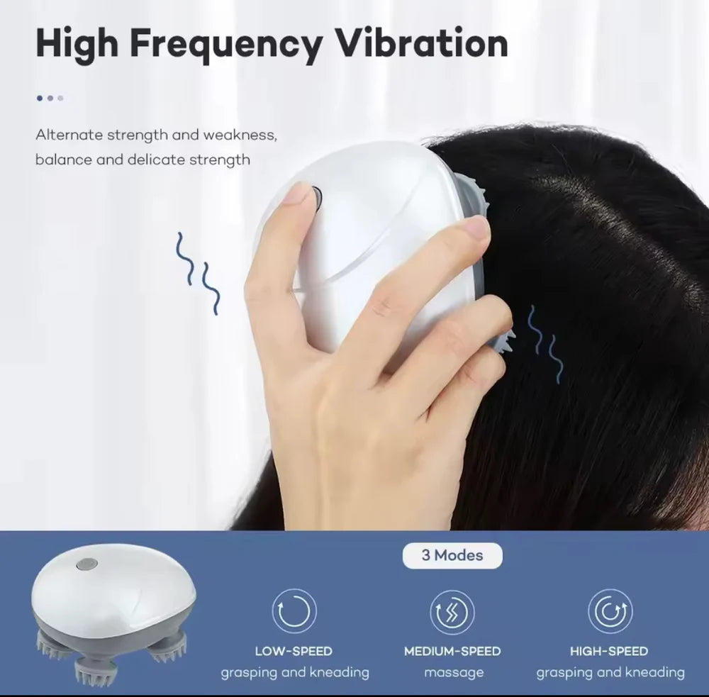 Electric Smart Scalp Massager Portable Automatic Head Relaxer with free delivery