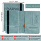 Imported leather passport wallet