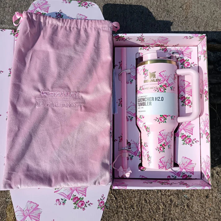 Stanley x Love Shack Fancy 40oz Tumbler Limited Edition Floral Quencher