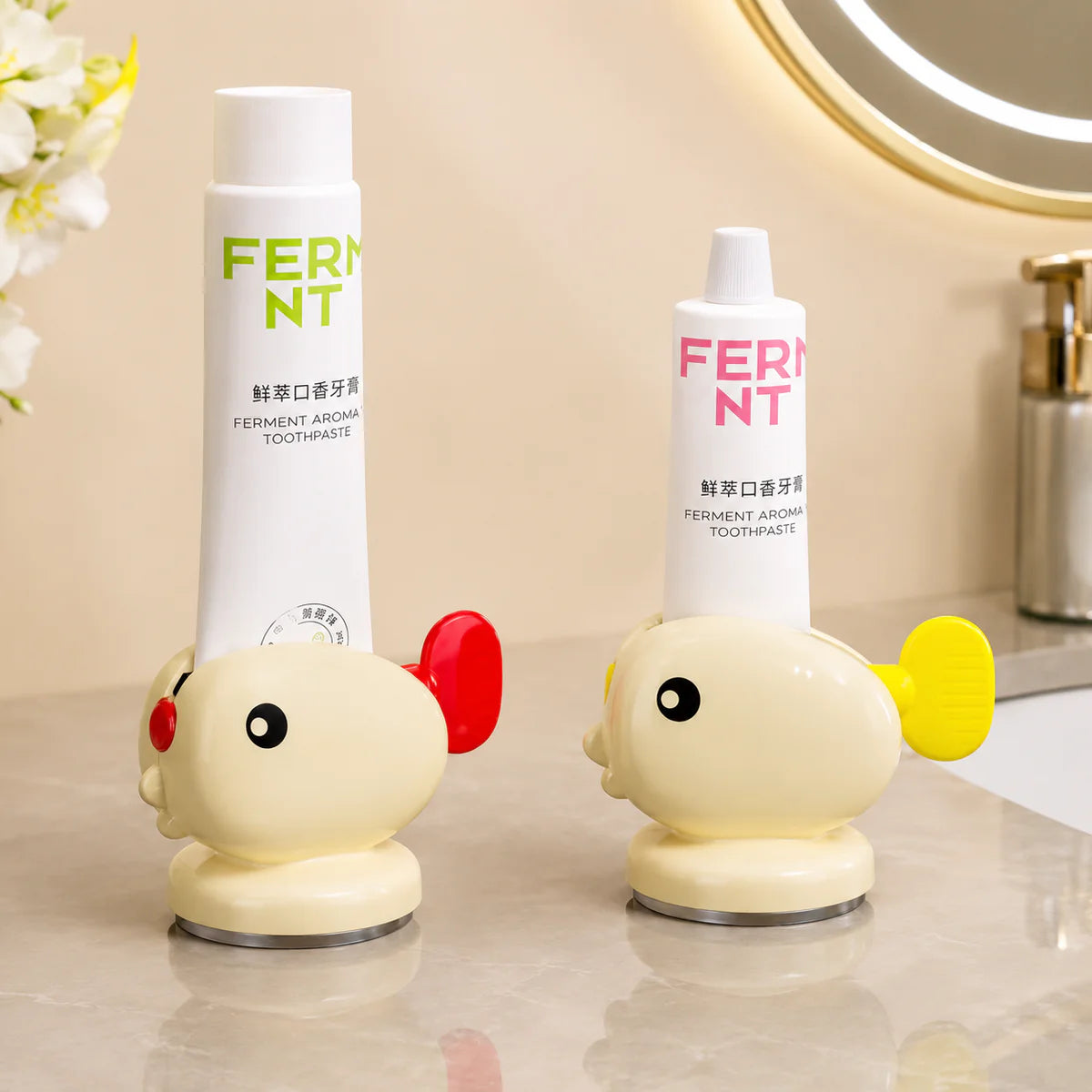 Cute Fish Toothpaste Squeezer for Kids