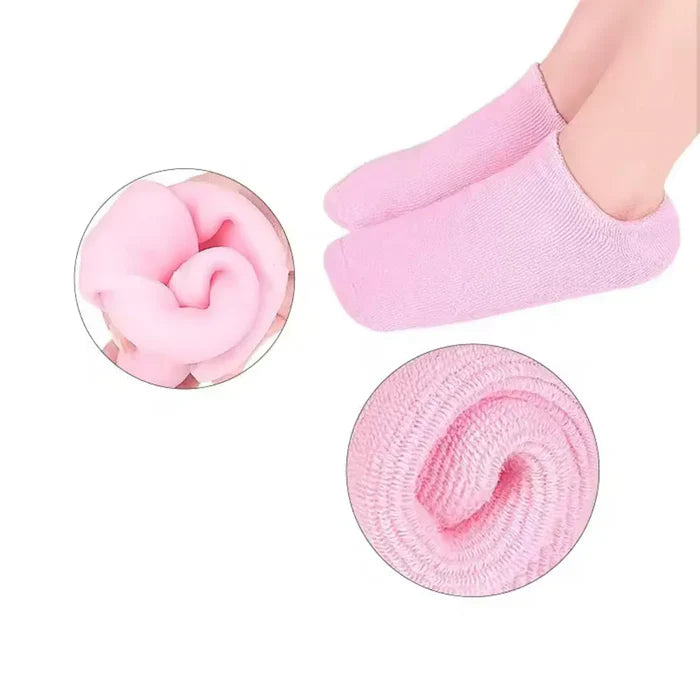 Reusable Moisturizing Gel Socks Pair