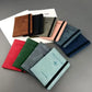 Imported leather passport wallet