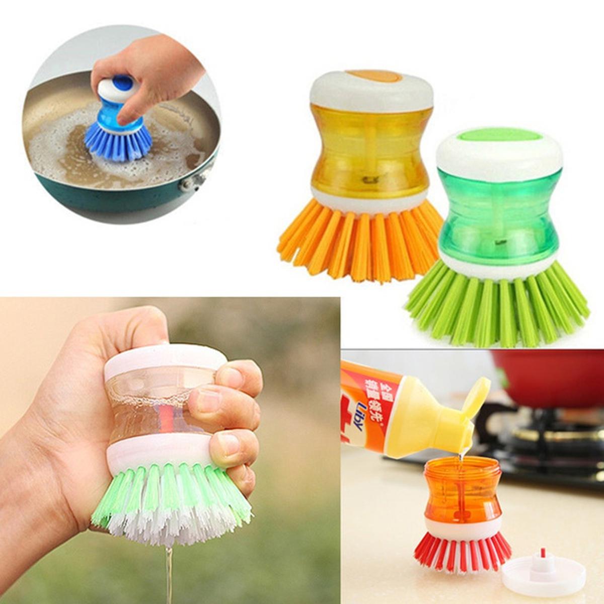 Soap Dispensing Dish Washing Brush (No Stand Available)