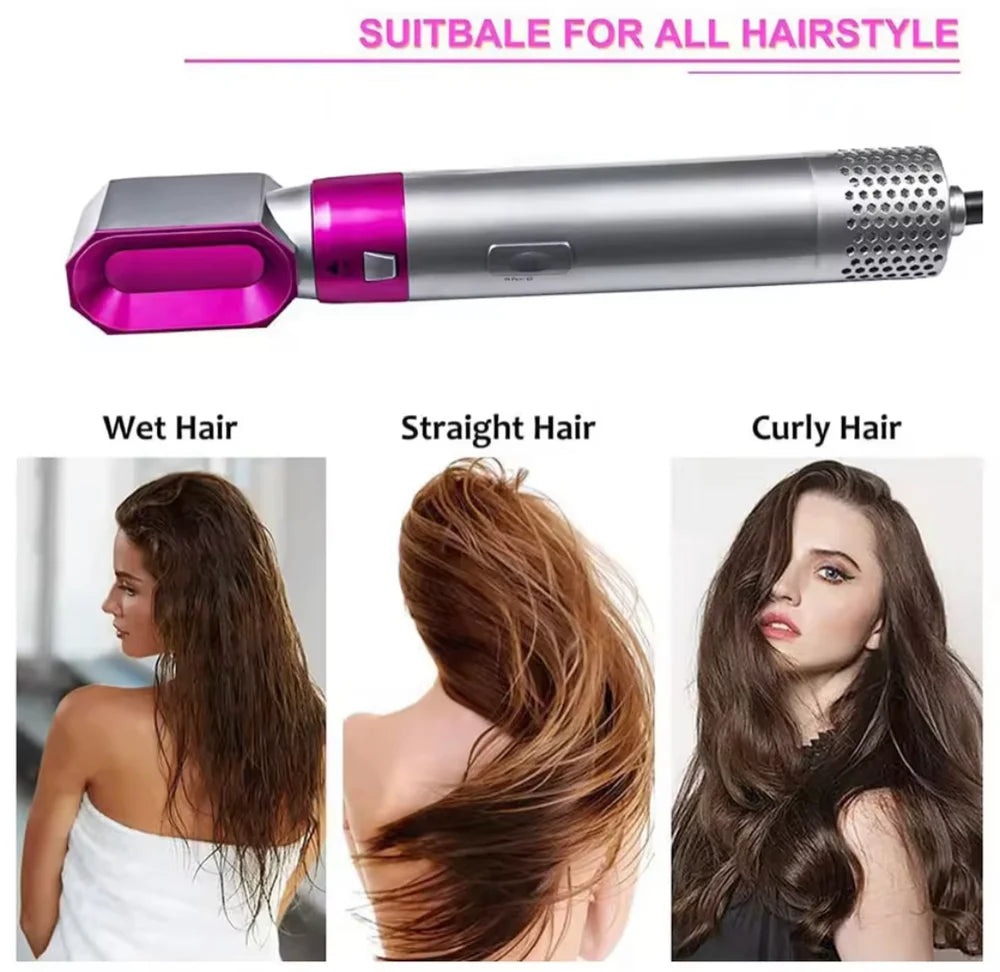 5 In 1 Hair Styling Comb, Multifunctional Hair Dryer, Hair Dyer Brush, Hair Straightening Brush