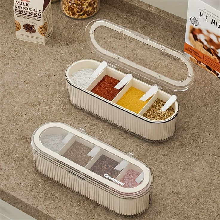 Luxury Divided Portion Seasoning Box