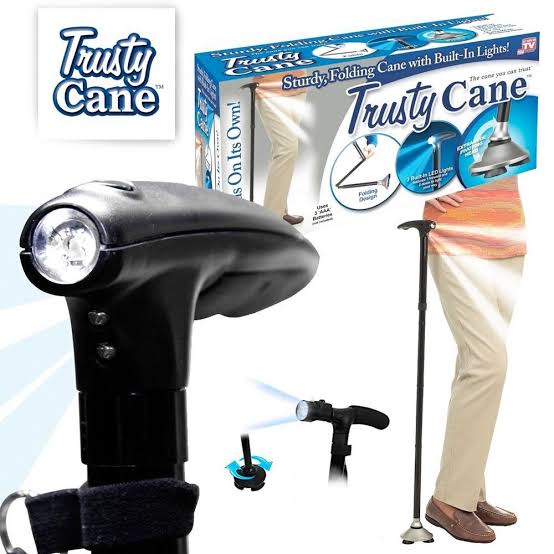 Trusty cane foldable