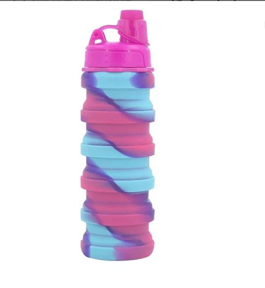 Folding silicone bottle