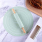 Silicone Dough Mat With Rolling Pin Set