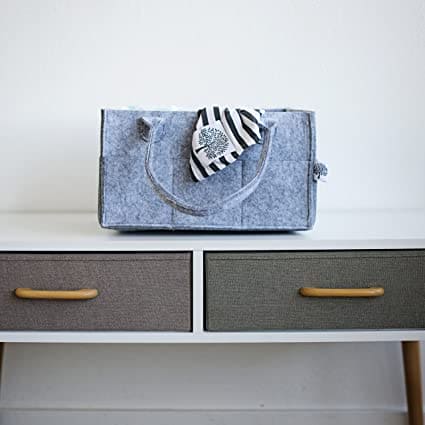 Baby Diaper Caddy Multipurpose Nursery Organizer