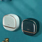 Wall Mounted Soap Box With Flip Cover, Soap Holder With Drainage Tray, Soap Holder With Lid