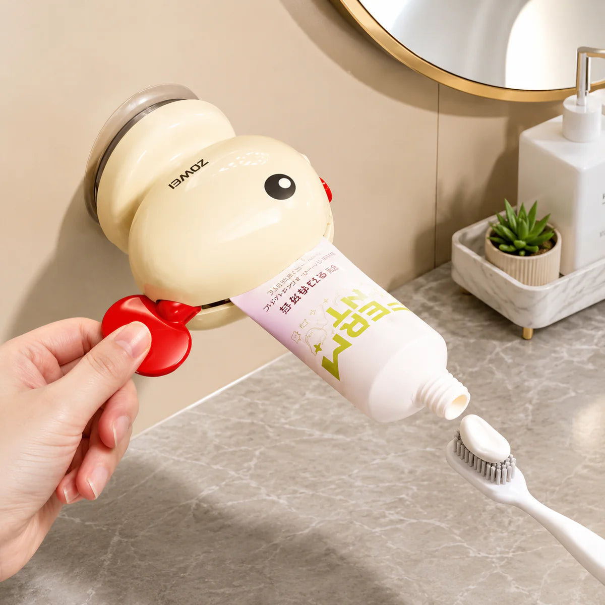 Cute Fish Toothpaste Squeezer for Kids