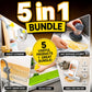 5-in-1 Ultimate Kitchen Cleaning & Sink Organizer Bundle
