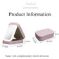 Travel Makeup Case With LED Light Mirror, Cosmetic Bag With LED Light Mirror, Portable Mini Jewelry Box With Adjustable LED Light Mirror