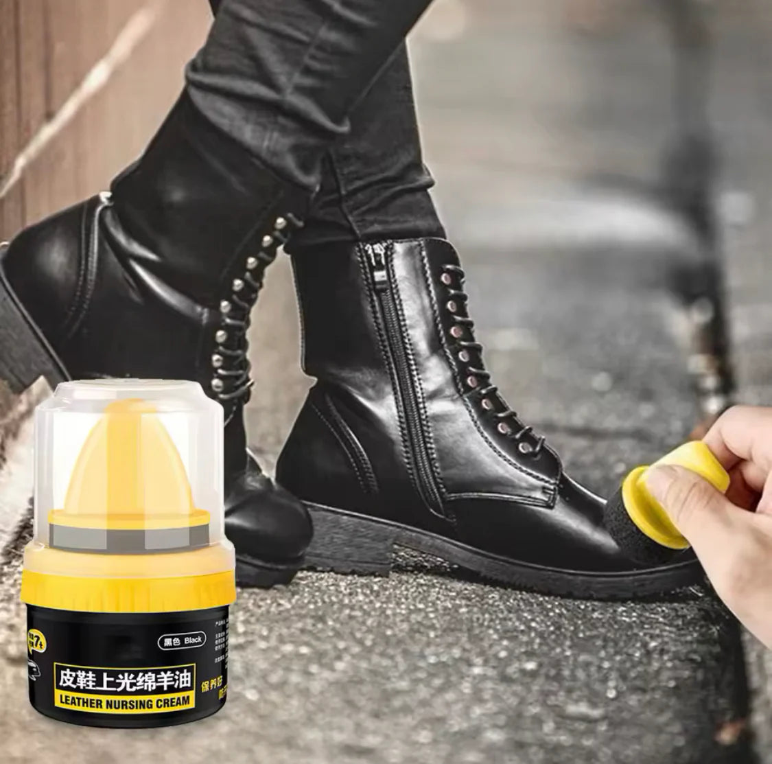 Leather liquid Shoe Polish