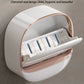 Wall Mounted Soap Box With Flip Cover, Soap Holder With Drainage Tray, Soap Holder With Lid