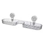 Bathroom Sink Faucet, Star Shaped Suction Cup Rack, Drainage Wall Hanging Storage Shelf, Single Layer Plastic Sticking Shelf