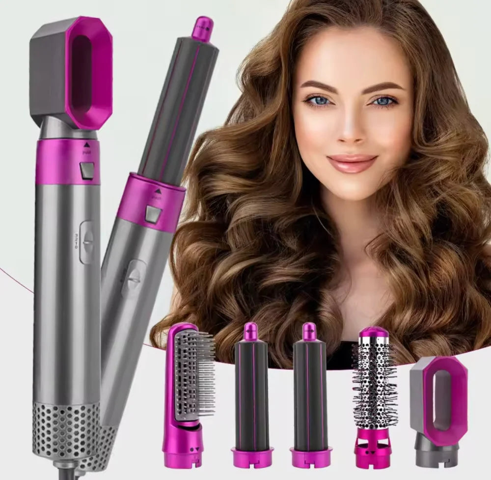 5 In 1 Hair Styling Comb, Multifunctional Hair Dryer, Hair Dyer Brush, Hair Straightening Brush