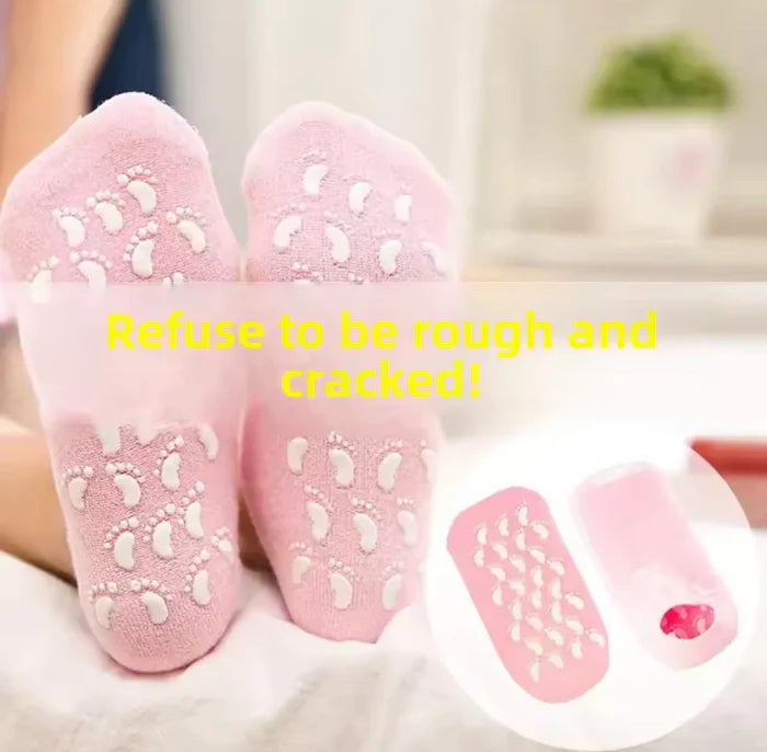 Reusable Moisturizing Gel Socks Pair