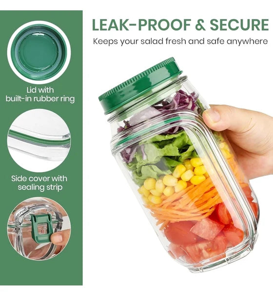 FreshPod Leakproof Salad & Meat Prep Jar