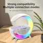 G Lamp Bluetooth Speaker with Digital Clock & RGB Night Light