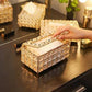 Crystal Glass Tissue Box