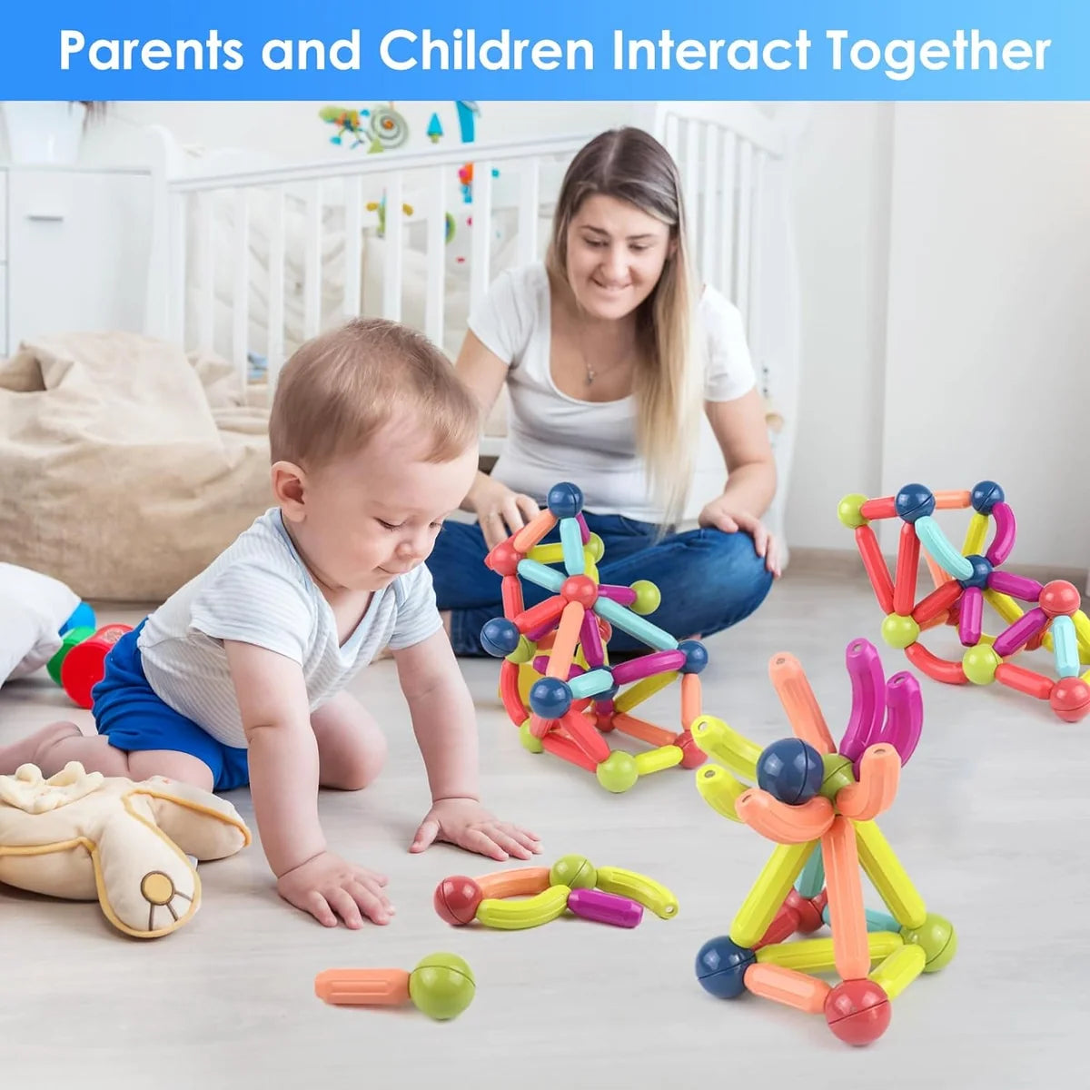 25PCS Magnetic Building Blocks for Kids