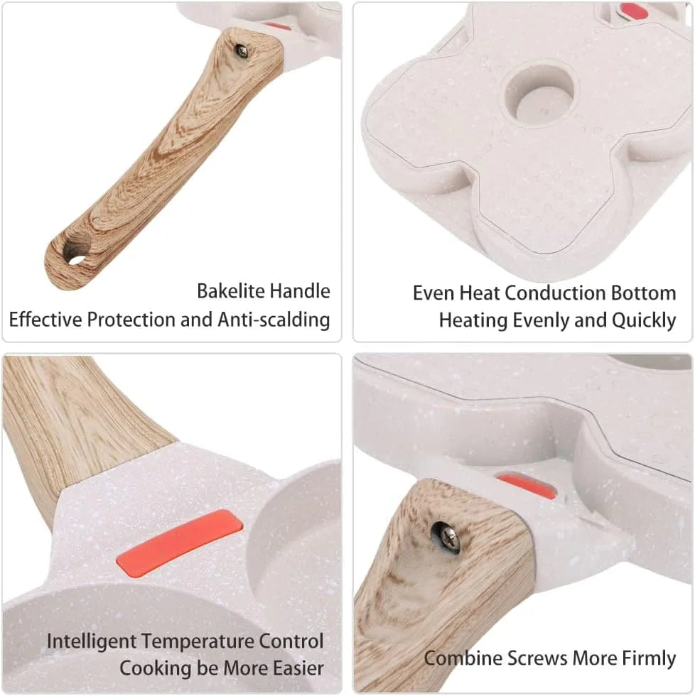 Non-Stick 4 in 1 Frypan