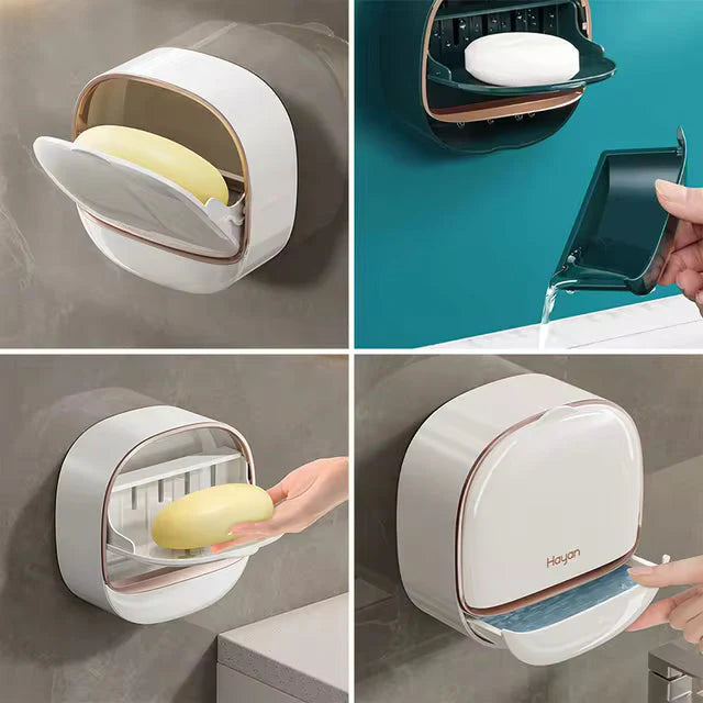 Quick-Drain Wall Mounted Soap Organizer